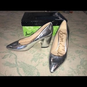 Sam Edelman Size 6 Silver Heels